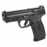 M&P9 M2.0 Full Size, Semi-automatic Striker Fired Pistol, 9MM, 4.25" Stainless Steel Barrel, Black Armornite Finish, Interchangeable Palmswell Grip Inserts, White Dot Sights, Manual Thumb Safety, 10 Rounds, 2 Magazines, Loaded Chamber Indicator, Californ