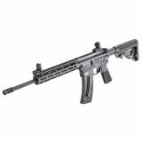 M&P 15-22 Sport B5 | 22LR 16.5" Barrel, Threaded 1/2X28, AR-15 Style, A2 Flash Hider, Matte Finish, Black, B5 Systems Stock and Grip, 10" M&P M-LOK Slim Handguard, Magpul Flip-Up Front and Rear Sights, 25 Rounds, 1 Magazine 14180