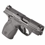 Bodyguard 2.0, Striker Fired, Polymer Frame Pistol, Micro-Compact, 380 ACP, 2.75" Barrel, Armornite Finish, Black, Bright Dot Front Sight with Tritium Insert, U-Notch Rear Sight, Flat Face Trigger, Manual Thumb Safety, 2 Magazines, 10 Rounds 14192