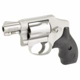 Model 642, Double Action Only, Metal Frame Revolver, J-Frame, 38 Special +P, 1.875" Barrel, Aluminum Alloy, Matte Finish, Silver, Rubber Grip, Fixed Sights, 5 Rounds, No Internal Lock, Bundle Comes With S&W Branded Discreet Portfolio, M&P Delta Force Fla