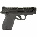 Bodyguard 2.0 Performance Center, Striker Fired, Polymer Frame Pistol, Micro-Compact, 380 ACP, 3.1" Ported Barrel, Armornite Finish, Gray Slide, Black Frame, Ameriglo Protector LumiGreen Front Night Sight, Black Square Notch Ameriglo Protector Rear Sight