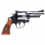 Model 27 Classic .357 Magnum 4 Inch Barrel Bright Blue Finish Wood Grip 6 Round