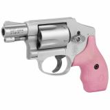 Model 642 Centennial Airweight .38 Special +P 1.875 Inch Barrel Matte Stainless Finish Double Action Pink Grips 5 Round
