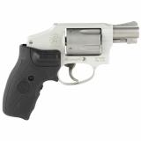 Model 642 Airweight .38 S&W Special +P 1.875 Inch Stainless Barrel No Internal Lock Fixed Sight Crimson Trace Grips 5 Round