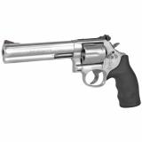 Model 686 .357 Magnum/.38 Special +P 6 Inch Barrel Satin Stainless Finish Adjustable Sight Internal Lock 6 Round