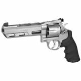 Model 629 Competitor .44 Magnum/.44 S&W Special 6 Inch Weighted Stainless Steel Barrel Glassbead Finish Adjustable Sights Hogue Grip 6 Round