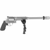 Model 460XVR Performance Center .460 S&W 14 Inch Fluted Stainless Steel Barrel Satin Finish Synthetic Black Grips Includes Bipod And PC Gun Rug 5 Round