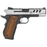 Performance Center SW1911 Custom .45 ACP 4.25 Inch Stainless Steel Throated Barrel Two-Tone Finish G10 Custom Wood Grip 8 Round