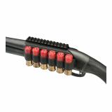 Shotgun Rail Mount With Sidesaddle Fits 12 Gauge Remington 870/1100/11-87 Black