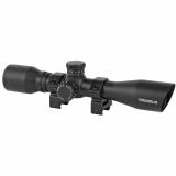Tru-Brite Xtreme Tactical Compact Riflescope With Rings 4x32mm Mil-Dot Range Finding Reticle Matte Black