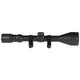 BUCKLINE, Rifle Scope, 3-9X50mm, 1" Maintube, Duplex BDC Dot Reticle, Black, Includes Weaver Rings TG85395XB