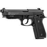 Model PT-92 9mm 5 Inch Barrel Blue Finish Rubber Grip Panels Fixed Sights Accessory Rail 17 Round