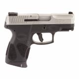 PT111 G2C, Double Action Only, Compact, 9MM, 3.2" Barrel, Polymer Frame, Stainless Finish, SyntheticGrips,  Adjustable Sights, 12Rd, 2 Magazines 1-G2C939-12