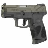 G2C, Striker Fire, Semi-automatic, Polymer Frame Pistol, Compact, 9MM, 3.2" Barrel, Matte Finish, Moss Green, Adjustable Sights, Manual Thumb Safety, 12 Rounds, 2 Magazines 1-G2C93B-12