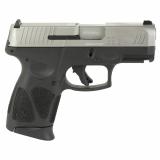 G3C, Striker Fired, Semi-automatic, Polymer Frame Pistol, Compact, 40 S&W, 3.2" Barrel, Matte Finish, Black Frame, Stainless Steel Slide, Manual Safety, Blade Front/Adjustable Rear, 10 Rounds, 3 Magazines 1-G3C4039