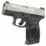 G3C, Striker Fired, Semi-automatic, Polymer Frame Pistol, Compact, 40 S&W, 3.2" Barrel, Matte Finish, Black Frame, Stainless Steel Slide, Manual Safety, Blade Front/Adjustable Rear, 10 Rounds, 3 Magazines 1-G3C4039