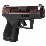 GX4, Striker Fired, Semi-automatic, Polymer Frame Pistol, Compact, 9MM, 3" Barrel, Matte Finish, Black Frame, Rose PVD Slide, Adjustable Sights, (1)-11 and (1)-13 Round Magazine 1-GX4M931-RG
