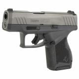 GX4, Semi-automatic, Striker Fired, Compact, Polymer Frame Pistol, 9MM, 3" Barrel, Gray Frame, Tungsten Slide, Fixed Steel Front Sight, Drift-Adjustable Steel Rear Sight w/ Serrated Ramp, Two Backstrap Options, 2-11 Round Magazines 1-GX4M93CG