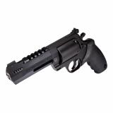 Raging Hunter, Double Action/Single Action, Steel Frame, Revolver, Large Frame, 500 S&W, 5.13" Barrel, Matte Finish, Black, Rubber Grips, Adjustable Rear Sight, 5 Rounds 2-500051RH