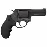 Defender 605, Double Action/Single Action, Steel Framed Revolver, 357 Magnum, 3" Stainless Steel Barrel, Matte Black Finish, Black Hogue Rubber Grips, Front Night Sight, 5 Rounds 2-60531NS