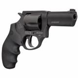 Defender 605, Double Action/Single Action, Steel Framed Revolver, 357 Magnum, 3" Stainless Steel Barrel, Matte Black Finish, Black Hogue Rubber Grips, Front Night Sight, 5 Rounds 2-60531NS