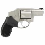 Model 650, Double Action Only, Stainless Steel Frame Revolver, 357 Magnum, 2" Barrel, Matte Finish, Silver, Rubber Grips, Fixed Sights, 5 Round 2-650129