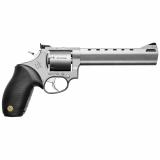 692, Revolver, Medium Size, 357Mag/38Spl/9MM, 6.5" Barrel, Steel Frame, Stainless Finish, Rubber Grips, 7Rd 2-692069