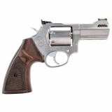 Model 692, Executive Grade, Metal Frame Revolver, Medium Frame, 357 Magnum/38 Special, 3" Ported Barrel, Matte Finish, Silver, Custom Walnut Grips, 7 Rounds, Includes 9MM Cylinder and Lockable Hard Case 2-692EX39
