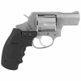 856VL, Revolver, 38 Special, 2" Barrel, Steel Frame, Stainless Finish, Viridian Red Laser Grip, Fixed Sights, 6Rd 2-856029VL