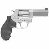 856, Revolver, 38 Special, 3" Barrel, Alloy Frame, Stainless Finish, Hogue Grip, 6Rd 2-85639ULNS