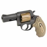 Model 856 TORO, Single/Double Action, Steel Frame Revolver, 38 Special +P, 3" Barrel, Matte Finish, Black and Tan, VZ G10 Brown and Black Grips, Optic Ready (Not Included), 6 Rounds 2-856P31EVZ19