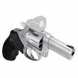 Model 856 TORO, Single/Double Action, Steel Frame Revolver, 38 Special, 3" Barrel, Matte Finish, Optics Ready (Not Included), Silver, Polymer Grip, 6 Rounds 2-856P39
