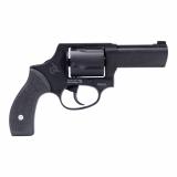 905, Revolver, Double Action Only, 9MM, 3" Barrel, Black Cerakote Finish, Steel Frame, Custom G10 Service Grips, AmeriGlo Front Night Sight, 5Rd 2-90503KCH-SNS