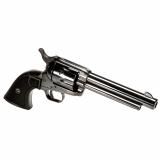 Deputy, Single Action Only, Metal Frame Revolver, Full Size, 357 Magnum, 5.5" Barrel, Matte Finish, Black, Wood Grips, Fixed Sights, 6 Rounds 2-D35751
