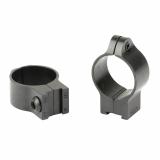 Light Weight Ring Set, 1" Low, Fits CZ with 11MM Dovetail (452 European/455/457/512/513), Matte Finish, Black 22CZRL