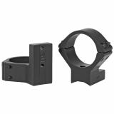 Light Weight Ring/Base Combo, 30mm Med, Black Finish, Alloy, Fits Remington 700-721-722-725-40X, Bergara B14, Nosler M48, Mossberg Patriot, MVP, 4X4, Mauser M18, Sauer 100, 101 740700