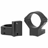 Light Weight Ring/Base Combo, 30mm Med, Black Finish, Alloy, Fits Weatherby Accumark, Magnum, Mark V (9 Lug) 740705