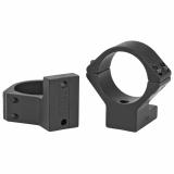 Light Weight Ring/Base Combo, 30mm Med, Black, Alloy, Tikka T3/T3-X, Knight MK-85 740714