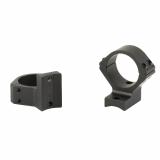 Light Weight Ring/Base Combo, 30mm Medium, Fits Savage with Round Receiver, 8-40 Screws, Matte Finish, Black 740719