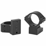 Light Weight Ring/Base Combo, 1" High, Black, Alloy, Tikka T3/T3-X, Knight MK-85 950714