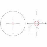 Credo® 1-6x24 Second Focal Plane (SFP) Riflescope w/ Red BDC Segmented Circle .223 / 55gr,