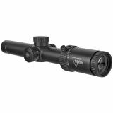 Credo® HX 1-6x24 Second Focal Plane (SFP) Riflescope w/ Green LED Dot, BDC Hunter Holds .308