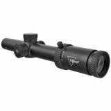 Credo® HX 1-6x24 First Focal Plane (FFP) Riflescope w/ Red MOA Segmented Circle, 30mm Tube, Satin Black, Low Capped Adjusters