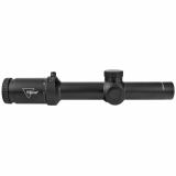 Credo® HX 1-6x24 First Focal Plane (FFP) Riflescope w/ Red MOA Segmented Circle, 30mm Tube, Satin Black, Low Capped Adjusters