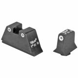 Bright & Tough™ Night Sight Suppressor Set — White Front/White Rear with Green front Lamp and Yellow Rear Lamps - — for