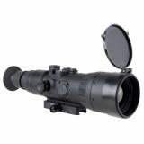 IR-Hunter, Type 3, Thermal Waepon Sight, 3X Optical Magnification, 1-8X Digital Zoom, 3-24X Combined Magnification, 60mm Objective, Multiple Reticles, 640x480 Pixels, 30Hz/60Hz Frame Rate, Q-LOC Picatinny Rail Mount, Black HUNTER-60-3