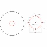 1x25 MRO® HD | 68 MOA Reticle with 2.0 MOA Dot, Includes Lower 1/3 Co-Witness Mount AC32069