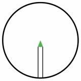AccuPoint® 3-9x40 Riflescope w/ BAC, Green Triangle Post Reticle, 1 in. Tube