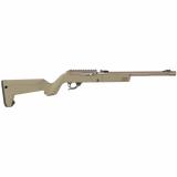 X-Ring VR Backpacker Takedown, Semi-automatic, 22 LR, 16.5" Threaded Barrel, Quicksand Finish, FDE Magpul Backpacker Stock, 10Rd, Ambidextrous ATD-QS-B-B-FDE