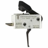Duty, Flat Trigger, Two Stage, 3.5LB Pull, Fits AR-10, Anodized Finish, Black AHT-TDB-33-NNF